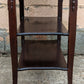 Antique Vintage Old Reclaimed Salvaged 3 Tier Solid Mahogany Wood Wooden Side End Accent Table Lamp Plant Stand Nightstand Shelf
