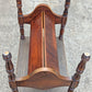 Vintage Antique Old Reclaimed Salvaged 3 Tier Solid Hardwood Wood Wooden Side End Accent Table Lamp Plant Stand Nightstand Newspaper Shelf