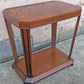 Antique Vintage Old Reclaimed Salvaged Imperial Furniture Co. SOLID Walnut Wood Wooden End Side Hall Shelf Accent Table Lamp Plant Stand