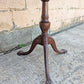 Antique Vintage Old Reclaimed Salvaged SOLID Mahogany Wood Wooden 2 Tier Pie Crust Butler Dumbwaiter End Side Hall Dining Table Food Stand
