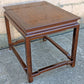 Vintage Antique Old Reclaimed Salvaged Henredon SOLID Mahogany Wood Wooden Side End Hall Table Night Stand Shelf Drawer