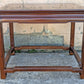 Vintage Antique Old Reclaimed Salvaged Henredon SOLID Mahogany Wood Wooden Side End Hall Table Night Stand Shelf Drawer