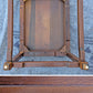 Vintage Antique Old Reclaimed Salvaged Henredon SOLID Mahogany Wood Wooden Side End Hall Table Night Stand Shelf Drawer
