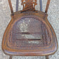 Antique Vintage Old Reclaimed Salvaged SOLID Oak Wood Wooden Child Children Adult Kid Porch Patio Foyer Sunroom Knitting Rocking Rocker Chair