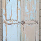 Pair 44"x69" Antique Vintage Old Reclaimed Salvaged SOLID Wood Wooden Cabinet Pantry Door 2 Raised Panels