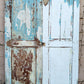 Pair 44"x69" Antique Vintage Old Reclaimed Salvaged SOLID Wood Wooden Cabinet Pantry Door 2 Raised Panels
