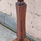 Vintage Antique Old Reclaimed Salvaged SOLID Circular Wood Wooden Lamp Plant End Side Hall Table Stand Shelf