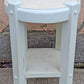 Vintage Antique Old Handmade Handcrafted SOLID Wood Wooden Primitive Style Shelf Plant Stand End Accent Table Nightstand