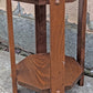 Vintage Antique Old Handmade Handcrafted SOLID Wood Wooden Primitive Style Octagon Octagonal Shelf Plant Stand End Accent Table Nightstand (Copy)