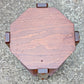 Vintage Antique Old Handmade Handcrafted SOLID Wood Wooden Primitive Style Octagon Octagonal Shelf Plant Stand End Accent Table Nightstand (Copy)