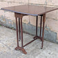 Vintage Antique Reclaimed Salvaged SOLID Cherry Wood Wooden Drop Leaf Gate Leg Gateleg End Accent Side Dining Table