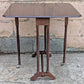 Vintage Antique Reclaimed Salvaged SOLID Cherry Wood Wooden Drop Leaf Gate Leg Gateleg End Accent Side Dining Table