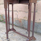 Vintage Antique Reclaimed Salvaged SOLID Cherry Wood Wooden Drop Leaf Gate Leg Gateleg End Accent Side Dining Table