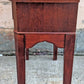 Vintage Antique Old Reclaimed Salvaged SOLID Carved Mahogany Wood Wooden Console Entry Side End Hall Accent Foyer Sofa Lamp Table Stand