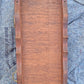 Vintage Antique Old Reclaimed Salvaged SOLID Carved Mahogany Wood Wooden Console Entry Side End Hall Accent Foyer Sofa Lamp Table Stand