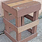 Vintage Antique Old Reclaimed Salvaged SOLID Wood Wooden Crate Box Bin Table Foot Step Stool Plant Stand Side Accent Chair Seat Garden Bench