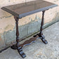 Antique Vintage Old Reclaimed Salvaged SOLID Carved Walnut Wood Wooden Neo-Classical Side End Hall Accent Foyer Sofa Lamp Table Stand