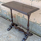 Antique Vintage Old Reclaimed Salvaged SOLID Carved Walnut Wood Wooden Neo-Classical Side End Hall Accent Foyer Sofa Lamp Table Stand