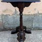 Antique Vintage Old Reclaimed Salvaged SOLID Carved Walnut Wood Wooden Neo-Classical Side End Hall Accent Foyer Sofa Lamp Table Stand
