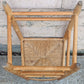 Vintage Antique Old Reclaimed Salvaged Ladderback Reclaimed Salvaged SOLID Wood Wooden Dining Accent Side Rattan Seagrass Chair Seat