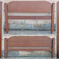 Vintage Antique Old Reclaimed Salvaged SOLID Maple Wood Wooden Queen Size Bed Frames Head Foot Board Rail Slat Set