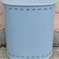 Vintage Old DETECTO BRAND Mid Century Modern Metal Steel Kids Children Laundry Hamper Clothes Clothing Vented Basket Bin