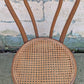 Antique Vintage .,Old Thonet Reclaimed Salvaged SOLID Wood Wooden Curved Bentwood Side Accent Bistro Dining Chair Caned Seat