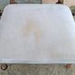 Vintage Antique Old Reclaimed Salvaged SOLID Wood Wooden Side Accent Dressing Butler Valet Gentlemans Chair Fabric Upholstered Seat