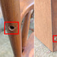 Vintage Antique "Hale Company" Old Reclaimed Salvaged SOLID Maple Hard Wood Formica Wooden Dining Room Set Spindleback Arm Armrest Saddle Chairs Table Leaf