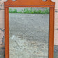 Vintage Antique Old Whitney Mid Century Solid Hard Wood Wooden Traditional Bathroom Bedroom Wall Hanging Mirror Glass Ornate Decorative