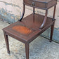 Antique Vintage Old Reclaimed Salvaged SOLID Hard Wood Wooden Leather Top End Side Occasional Accent Lamp Table Night Stand Nightstand