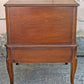 Pair of Vintage Antique Old French Revival Provincial SOLID Wooden Wood & Formica Wooden 2 Tier End Side Accent Lamp Tables Nightstand Shelf