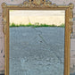 Antique Vintage Old Reclaimed Salvaged Victorian Hollywood Regency Wood Wooden Wall  Distressed Carved Mirror Glass Ornate Decorative