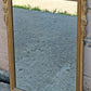 Antique Vintage Old Reclaimed Salvaged Victorian Hollywood Regency Wood Wooden Wall  Distressed Carved Mirror Glass Ornate Decorative