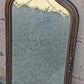 14"x28" Antique Vintage Old Reclaimed Salvaged Victorian Hollywood Regency Wooden Wall Distressed Mirror Glass Etched Ornate Decorative