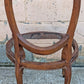 Antique Vintage Old Reclaimed Salvaged Balloon Back SOLID Mahogany Wood Wooden Side Dining Accent Chair Floral Carvings Ornate Frame