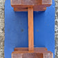Small Vintage Handmade Handcrafted Solid Wood Wooden Kids Bedroom Foot Step Stool Plant Stand Side Accent Chair Seat Hand Painted Patriotic