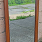 24"x43" Vintage Antique Old Pulaski Solid Cherry Wood Wooden Rectangle Rectangular Wall Console Mirror Bedroom Beveled Glass