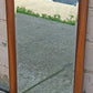 24"x43" Vintage Antique Old Pulaski Solid Cherry Wood Wooden Rectangle Rectangular Wall Console Mirror Bedroom Beveled Glass