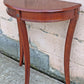 Vintage Antique Old Bombay Reclaimed Salvaged Solid Mahogany Wood Wooden Console Half Round Semi Circle Lamp End Side Pedestal Table Plant Stand