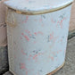 Vintage Antique Old Reclaimed Salvaged Pearl Wick Retro Mid Century Modern Laundry Clothes Clothing Hamper Storage Chest Bin Can