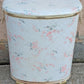 Vintage Antique Old Reclaimed Salvaged Pearl Wick Retro Mid Century Modern Laundry Clothes Clothing Hamper Storage Chest Bin Can