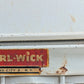 Vintage Antique Old Reclaimed Salvaged Pearl Wick Retro Mid Century Modern Laundry Clothes Clothing Hamper Storage Chest Bin Can