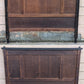 Antique Vintage Old Reclaimed Salvaged SOLID Oak Wood Wooden Edwardian Style Bowed Curved Front Full Size Bed Frames Head Foot Board Rail Set