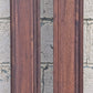Antique Vintage Old Reclaimed Salvaged SOLID Oak Wood Wooden Edwardian Style Bowed Curved Front Full Size Bed Frames Head Foot Board Rail Set