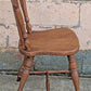 Pair of Vintage Antique Old Reclaimed Salvaged Hale Furniture SOLID Maple Wood Wooden Windsor Spindle Back Side Dining Accent Chair Seats