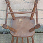 Pair of Vintage Antique Old Reclaimed Salvaged Hale Furniture SOLID Maple Wood Wooden Windsor Spindle Back Side Dining Accent Chair Seats