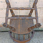 Set of 3 Vintage Antique Old Reclaimed Salvaged Hale Solid Maple Wood Wooden Captain Navigator Pub Dining Side Accent Arm Chair Armchair