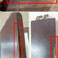 Antique Old Victorian Reclaimed Salvaged SOLID Walnut Wood Wooden Curved Bowed Twin Size Bed Frames Head Foot Board Set