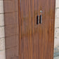 Antique Vintage Old Reclaimed Salvaged Mid Century Modern "Interstate Metal Products" Union Made Solid Metal Steel Cabinet Wardrobe Closet